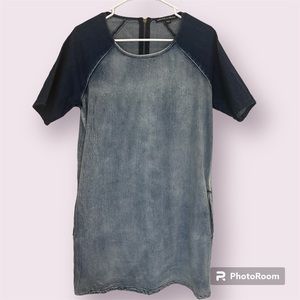 Harlowe & Graham Denim Dress sz Small